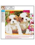 Diamond Painting Kit 20x20cm Dogs