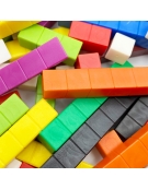 Πλαστικοί Ράβδοι Cuisenaire 74pcs