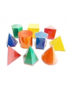 Folding Geometric Solids 2D/3D - 10pcs