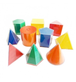 Folding Geometric Solids 2D/3D - 10pcs