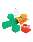 Folding Geometric Solids 2D/3D - 10pcs