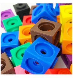 Math Linking Cubes 2cm 100pcs