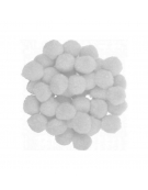 Pom poms 15mm White 60pcs - The Littlies