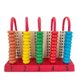 Wooden Educational Abacus 50 beads Luna