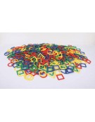 Γεωμετρικά σχήματα "Shape Links" 500pcs σε κουτί