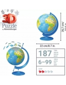 3D Puzzle 180τεμ - Υδρόγειος Σφαίρα