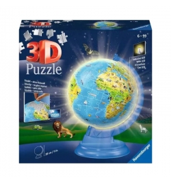 3D Puzzle 180τεμ - Υδρόγειος Σφαίρα Night Edition