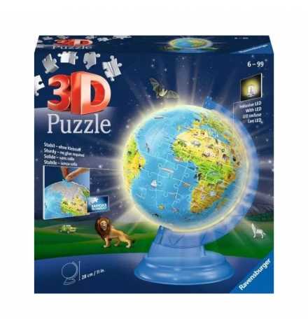 3D Puzzle 180τεμ - Υδρόγειος Σφαίρα Night Edition