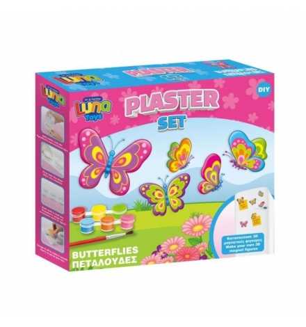 Plaster Set Butterflies