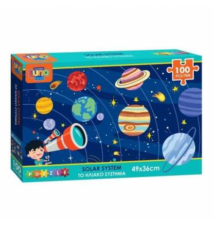 Puzzle 100pcs Solar System - Luna