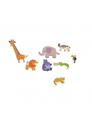 Shaped Puzzle Jungle Animals 48pcs - Luna