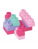 Soft Pink Building Blocks 40 pieces - Luna