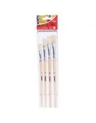 Paint Brush Set 4pcs Flat Artist - Foska