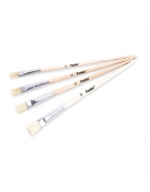 Paint Brush Set 4pcs Flat Artist - Foska