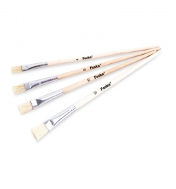 Paint Brush Set 4pcs Flat Artist - Foska