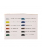 Set of 12 Gouache paints 25ml Deli