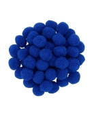 Pom poms 20mm μπλε 60pcs