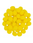 Pom poms 20mm κίτρινο 60pcs