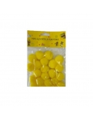 Pom poms 20mm κίτρινο 60pcs