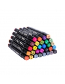 Dual-tip Sketch Markers 30 colors Deli