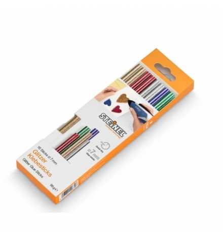 Glue sticks Ø 7 mm 16pcs 96g - Glitter Steinel