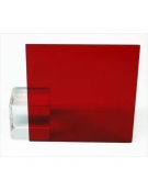 acrylic 3mm 10x15cm Red Transparent