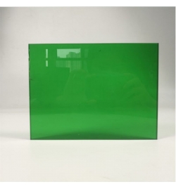 acrylic 3mm 10x15cm Green Transparent