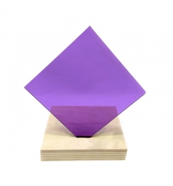 acrylic 3mm 10x15cm Purple Transparent