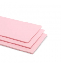 Acrylic sheet 3mm 22x60cm Pink